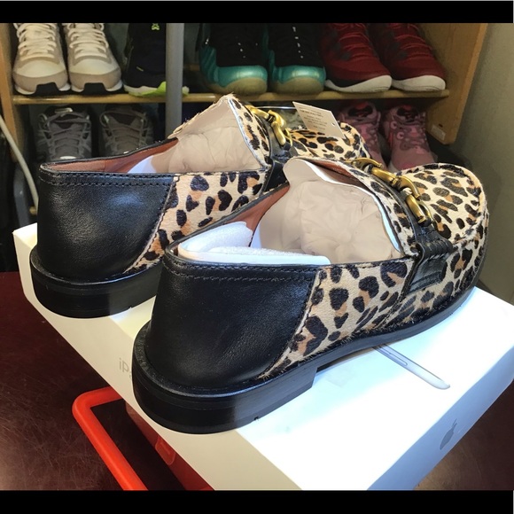 Coach Putnam Loafer Leopard Print Real Calf Hair. - Picture 4 of 14